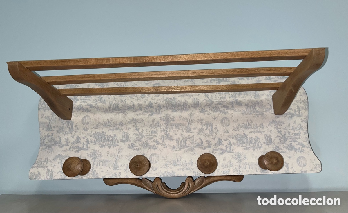 Vintage: Perchero madera pared - Foto 2