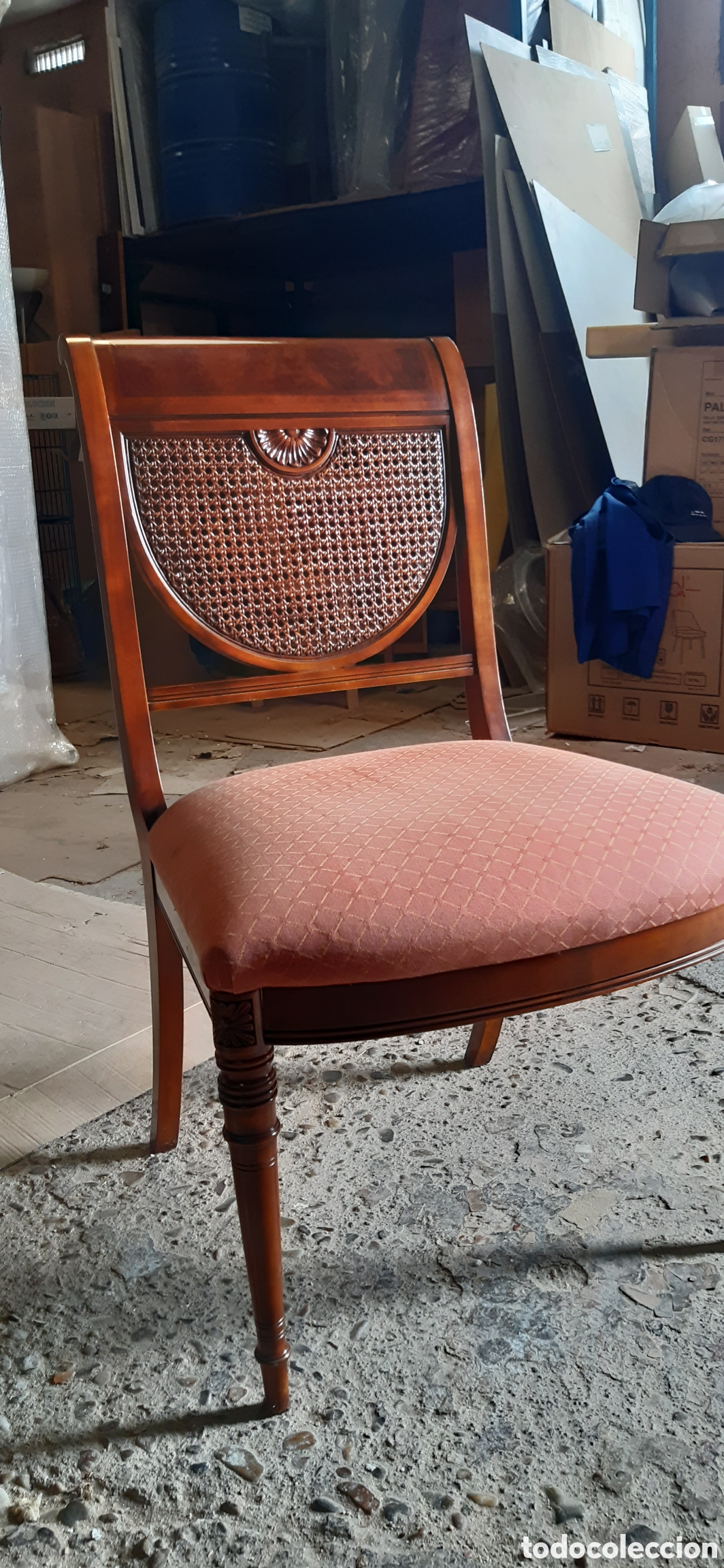 Vintage: Silla cl&aacute;sica rejilla. - Foto 2
