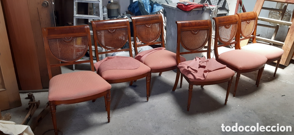 Vintage: Silla cl&aacute;sica rejilla. - Foto 4