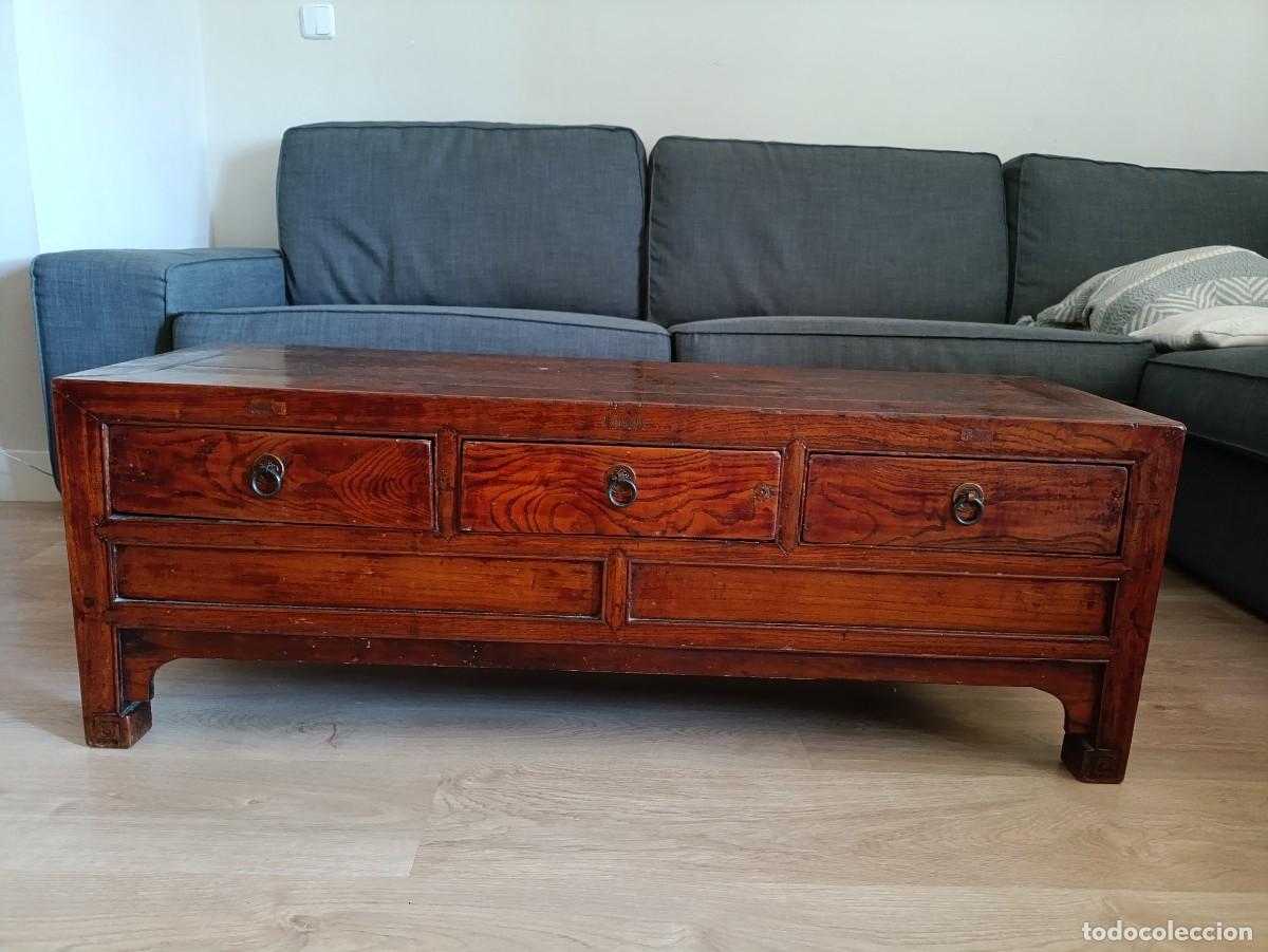 Vintage: Mesa auxiliar de madera - Foto 2