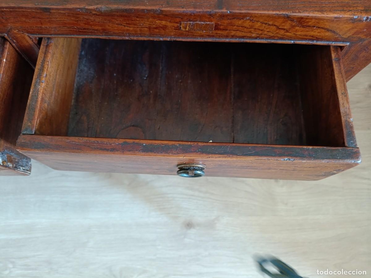 Vintage: Mesa auxiliar de madera - Foto 5
