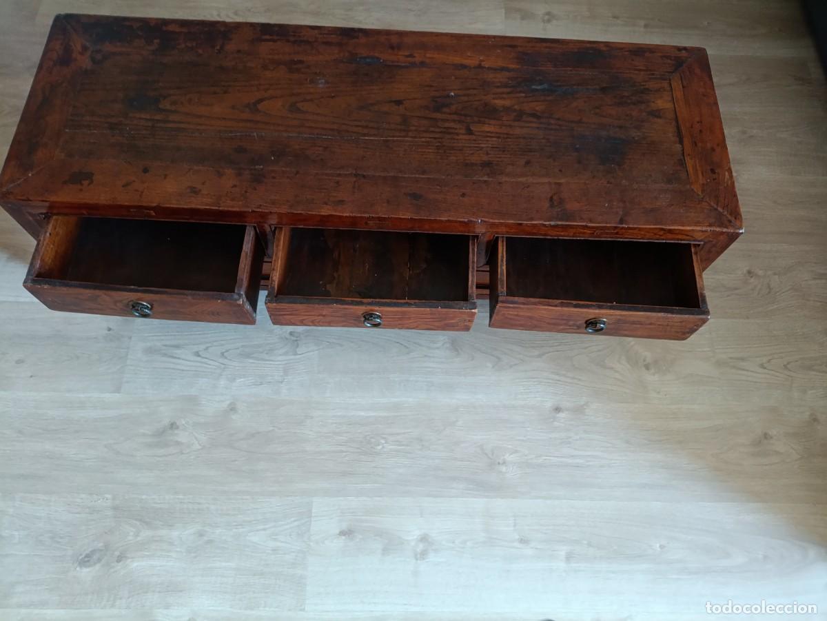 Vintage: Mesa auxiliar de madera - Foto 6