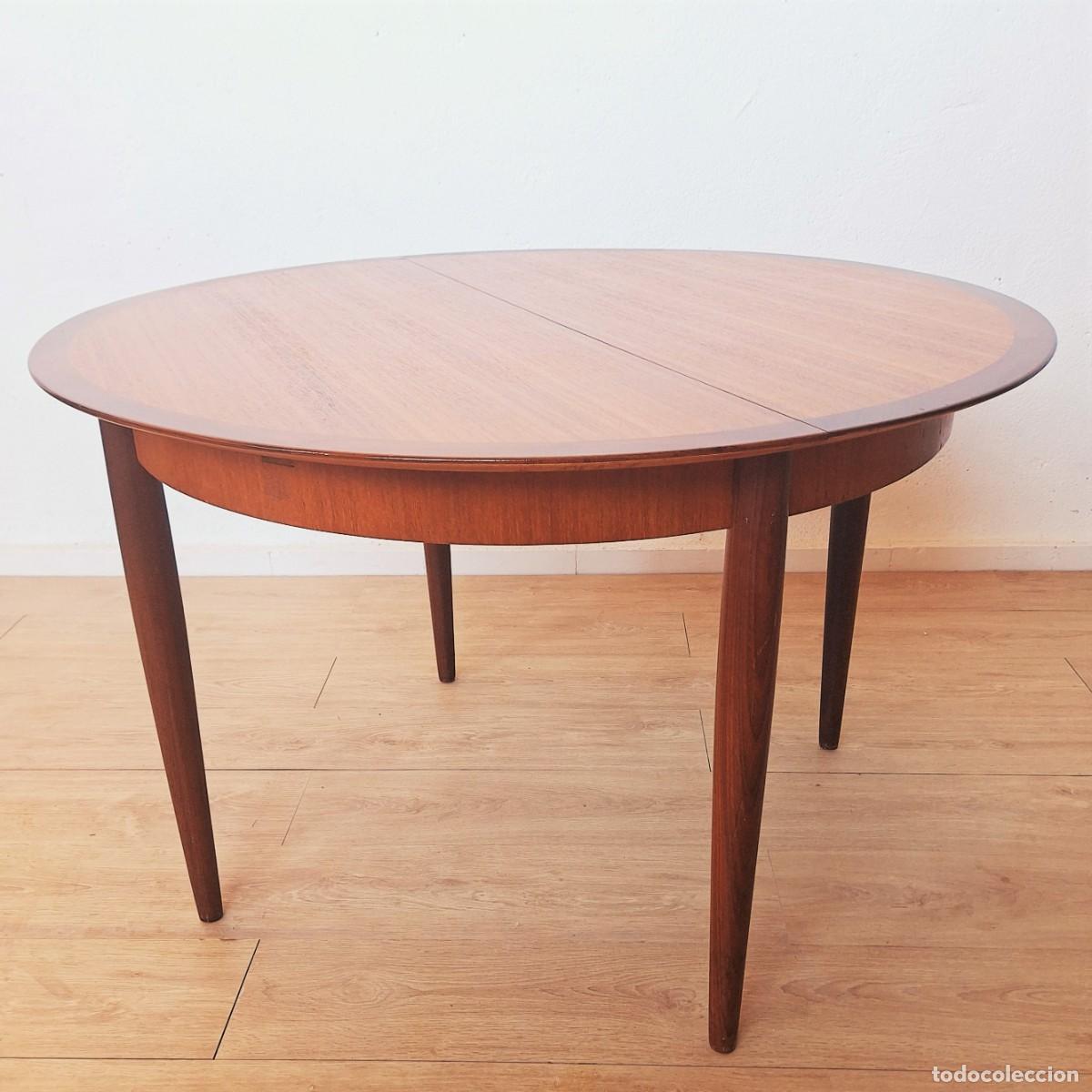 Vintage: Mesa extensible de teca de L&uuml;bke. 1950 - 1959 - Foto 1