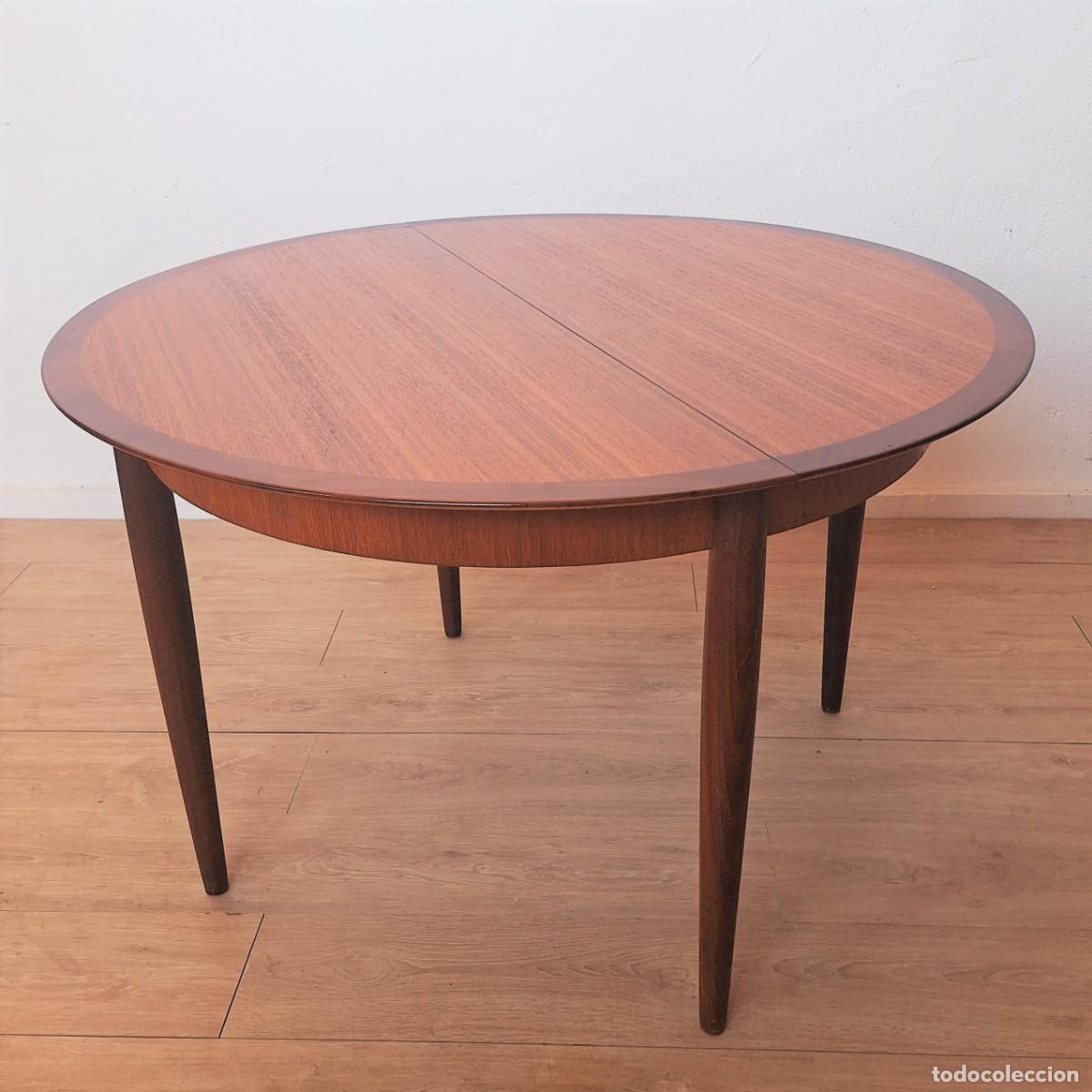 Vintage: Mesa extensible de teca de L&uuml;bke. 1950 - 1959 - Foto 4