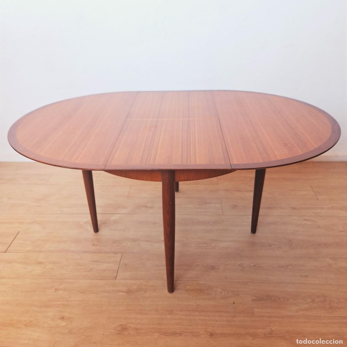 Vintage: Mesa extensible de teca de L&uuml;bke. 1950 - 1959 - Foto 5