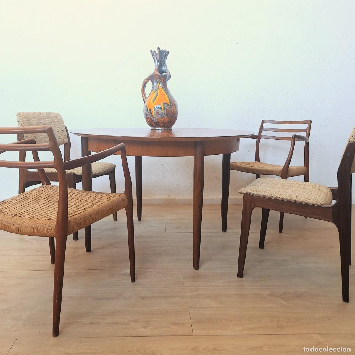 Vintage: Mesa extensible de teca de L&uuml;bke. 1950 - 1959 - Foto 9