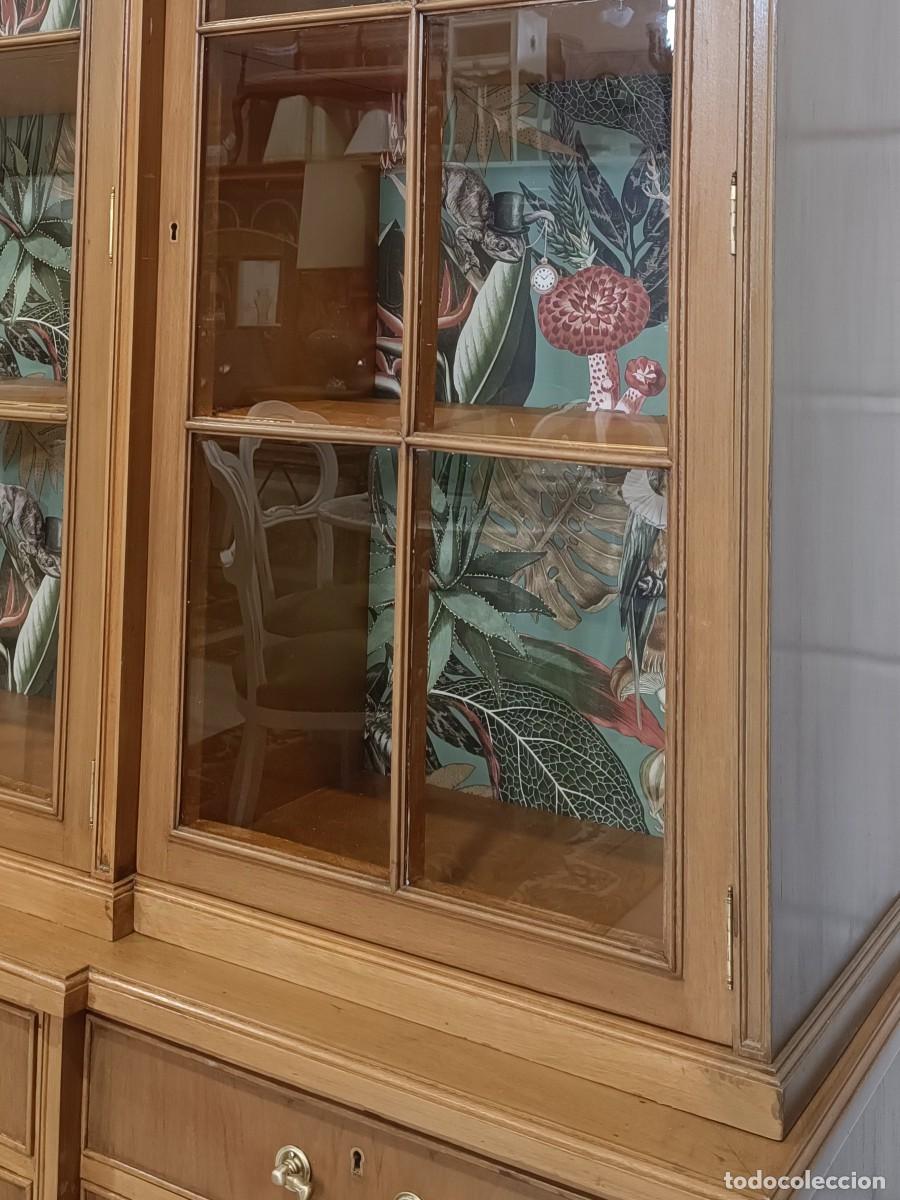 Vintage: LIBRERIA INGLESA ESTILO GEORGIANO. - Foto 6