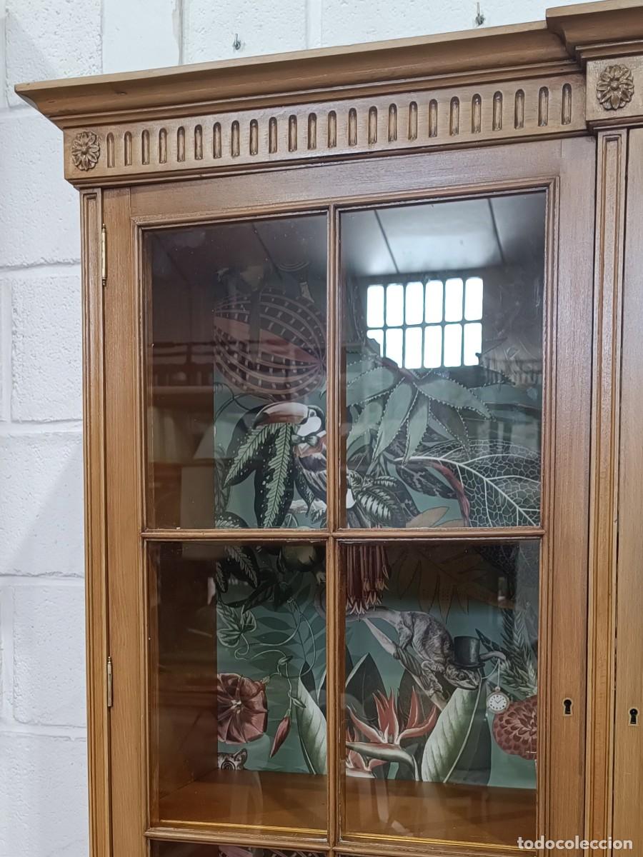 Vintage: LIBRERIA INGLESA ESTILO GEORGIANO. - Foto 10