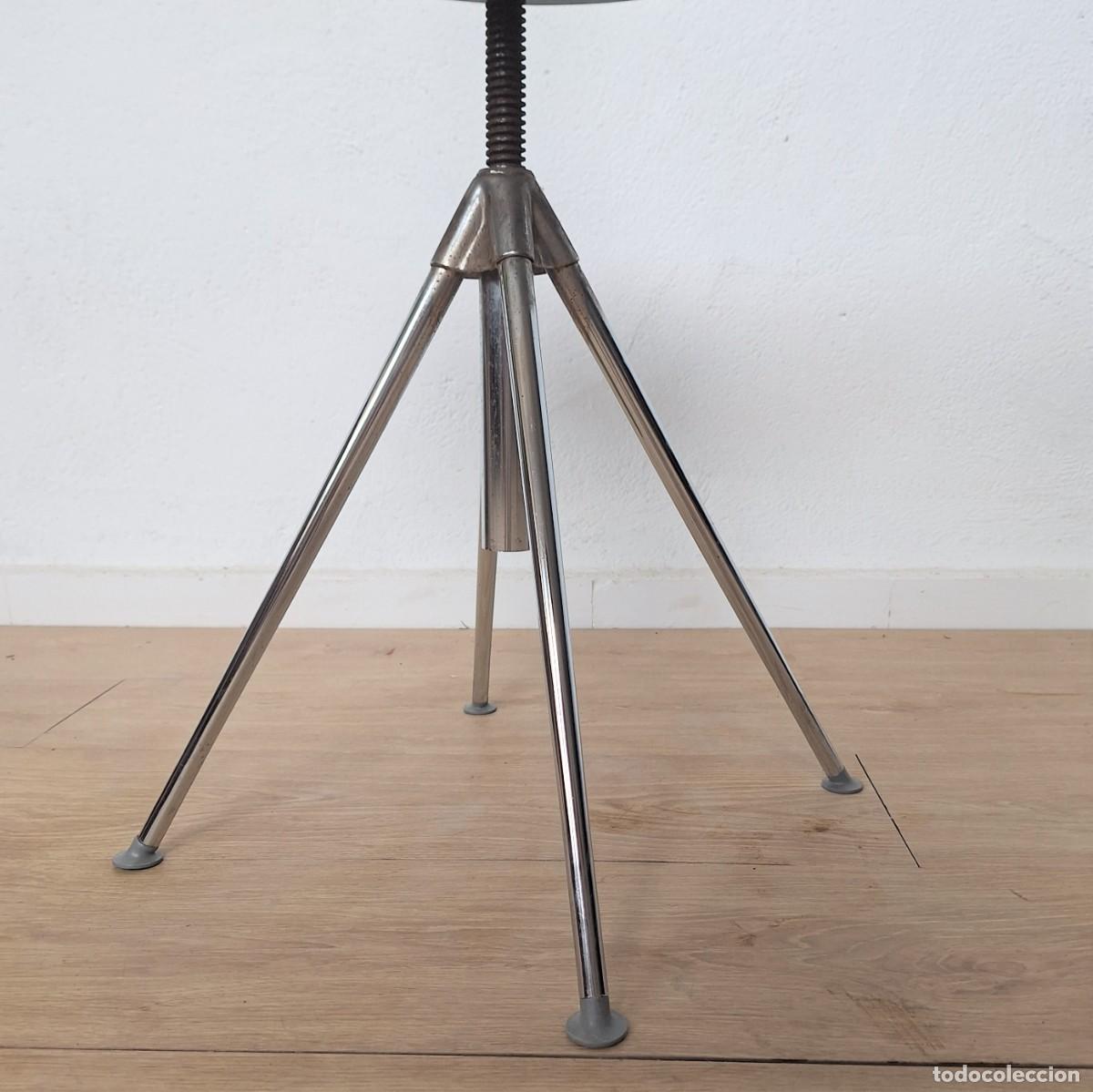Vintage: Taburete vintage regulable. 1960 - 1965 - Foto 4