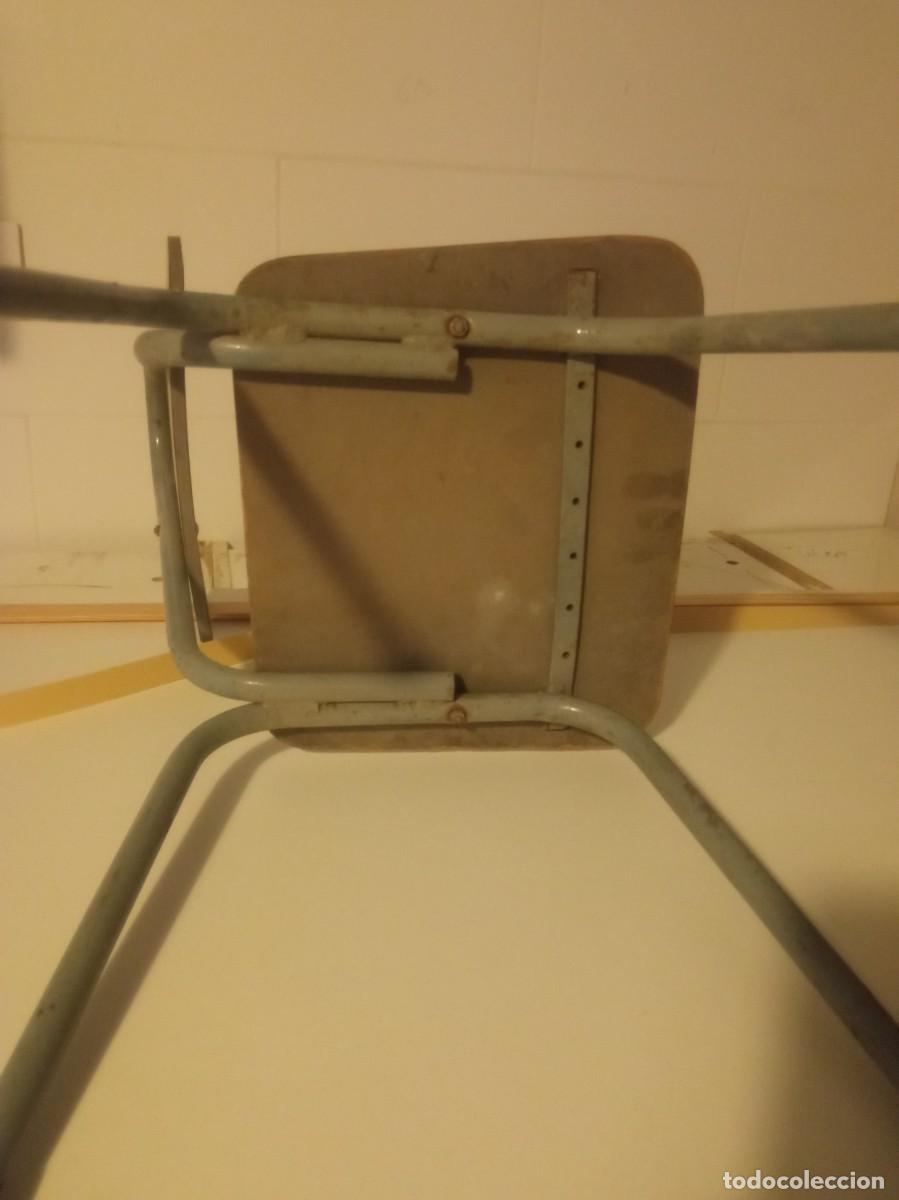 Vintage: silla infantil formica y hierro - Foto 8