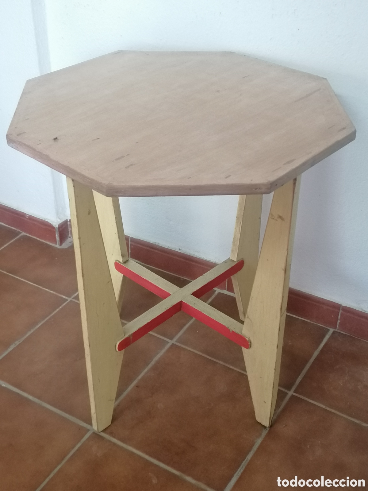 Vintage: Mesa Auxiliar mid century - Foto 6