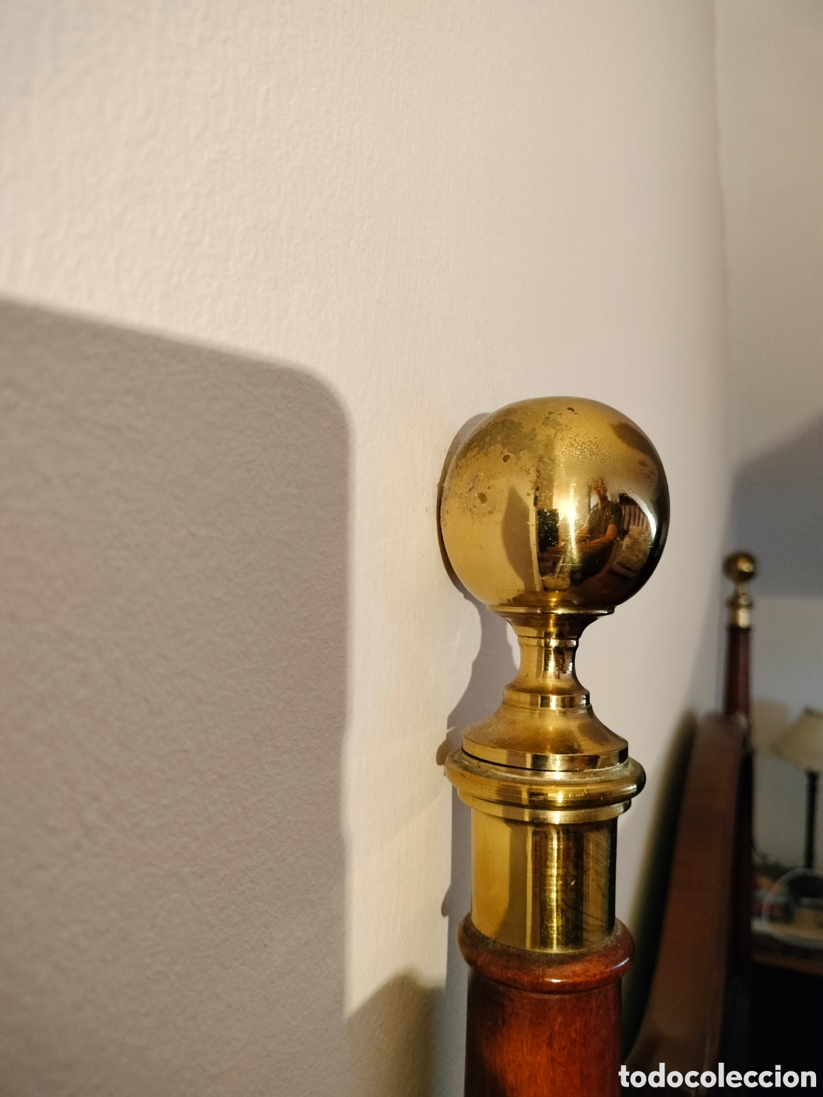 Vintage: Cabecero, cama, testero de madera - Foto 5