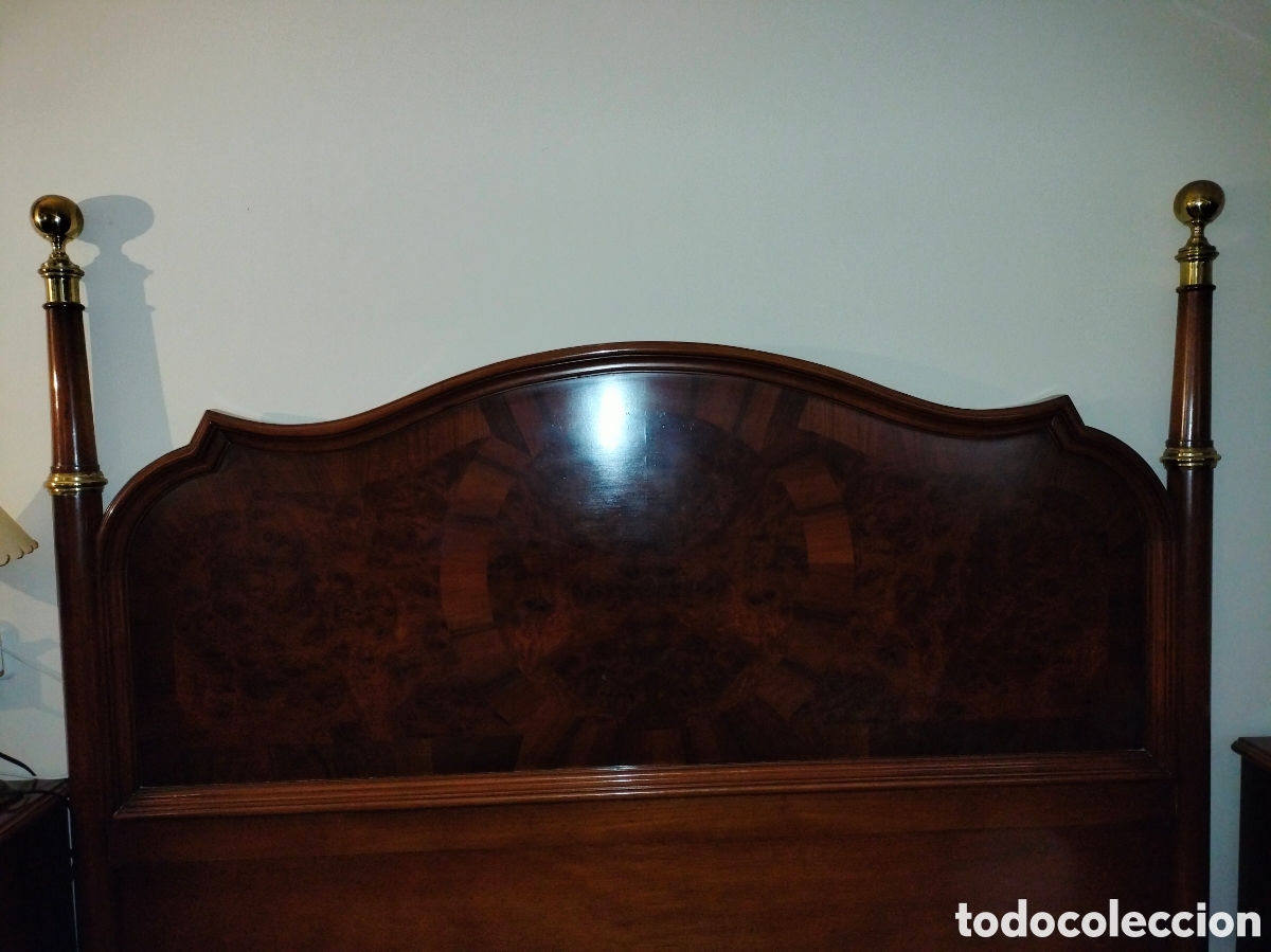 Vintage: Cabecero, cama, testero de madera - Foto 11