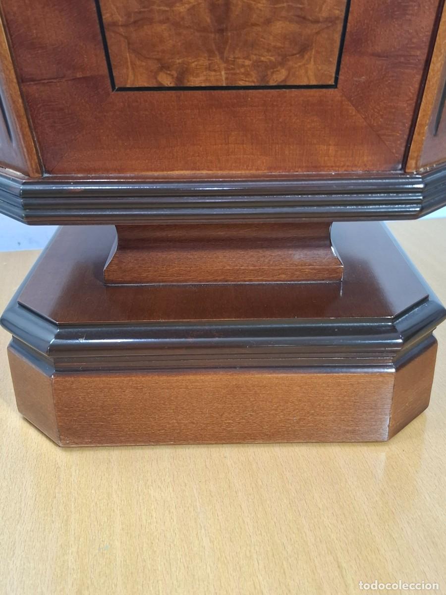 Vintage: Papelera de madera de nogal. - Foto 3