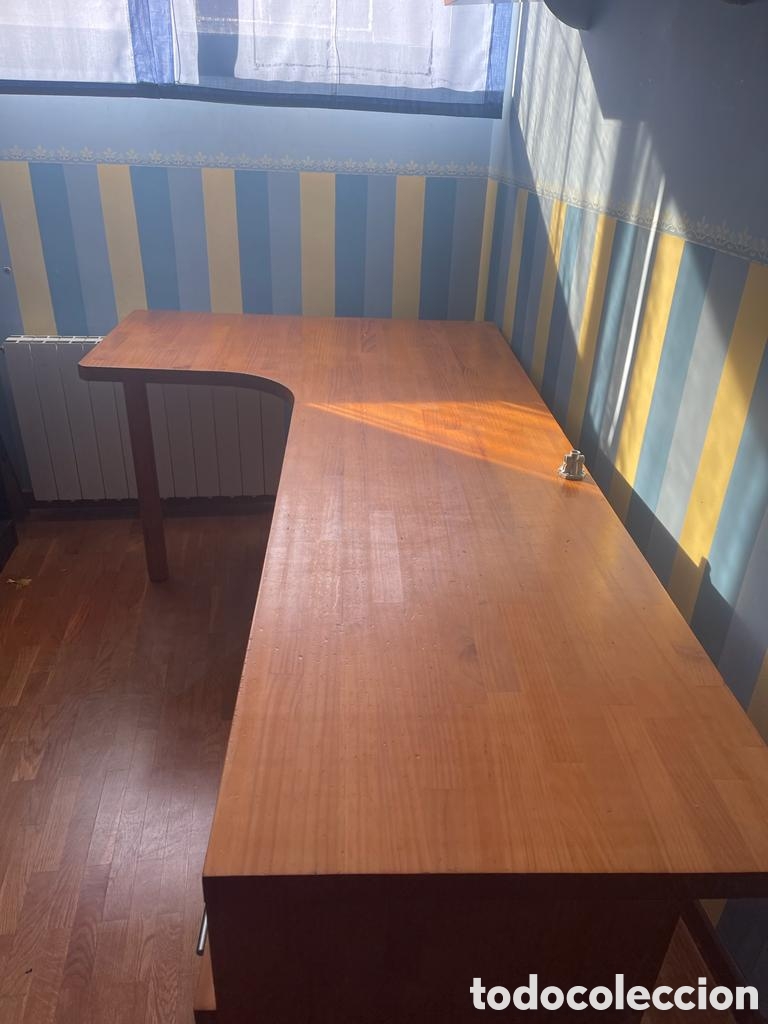 Vintage: MESA ESCHITORIO DE MADERA - Foto 4