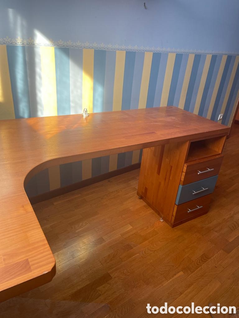 Vintage: MESA ESCHITORIO DE MADERA - Foto 5