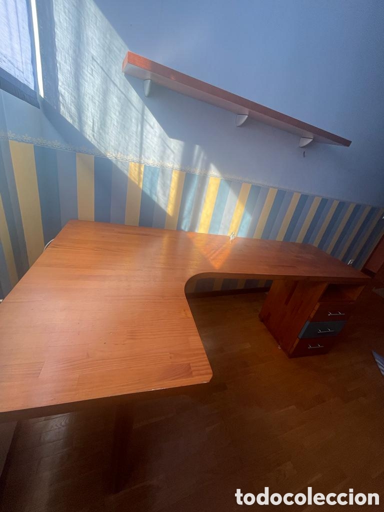 Vintage: MESA ESCHITORIO DE MADERA - Foto 8
