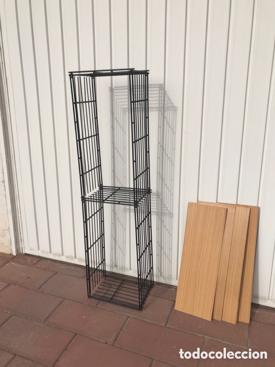 Vintage: Estanter&iacute;a modular met&aacute;lica tipo Multistrux multimueble vintage a&ntilde;os 60.