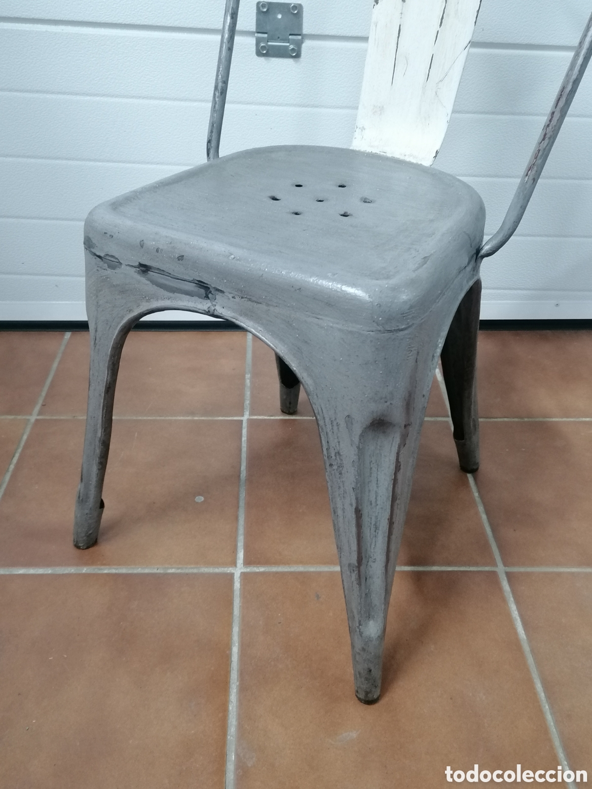 Vintage: Silla Tolix vintage original - Foto 4