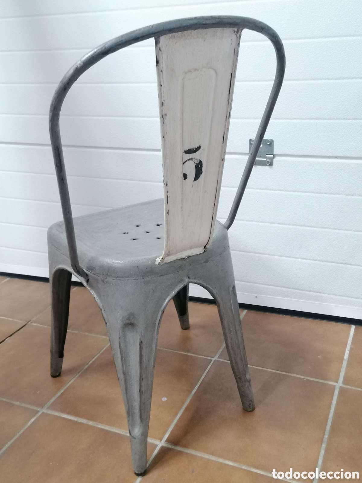 Vintage: Silla Tolix vintage original - Foto 5