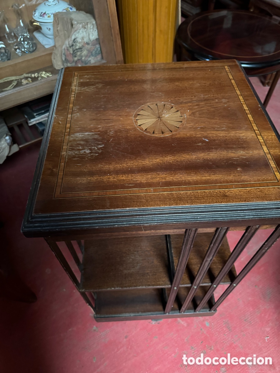 Vintage: Mesa auxiliar para libros - Foto 4