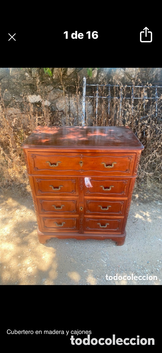 Vintage: Mesa auxiliar para libros - Foto 1