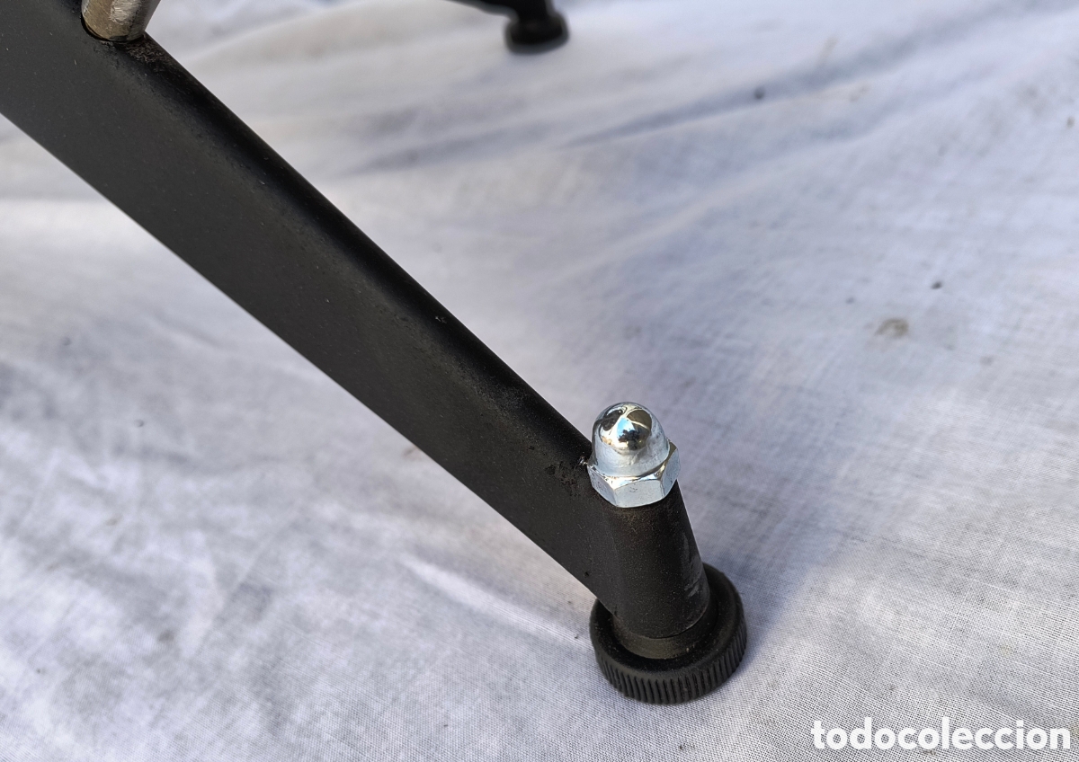 Vintage: Mesa auxiliar tipo industrial - Foto 4