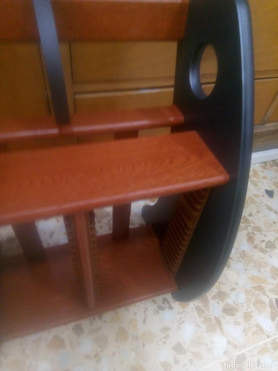 Vintage: ESTANTE CD MADERA MACIZA A ESTRENAR - Foto 2