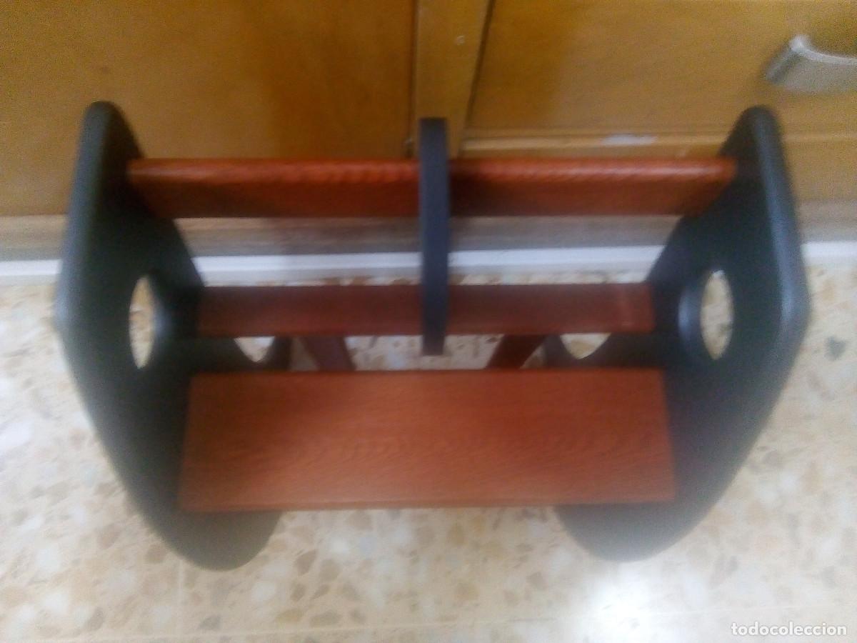 Vintage: ESTANTE CD MADERA MACIZA A ESTRENAR - Foto 3