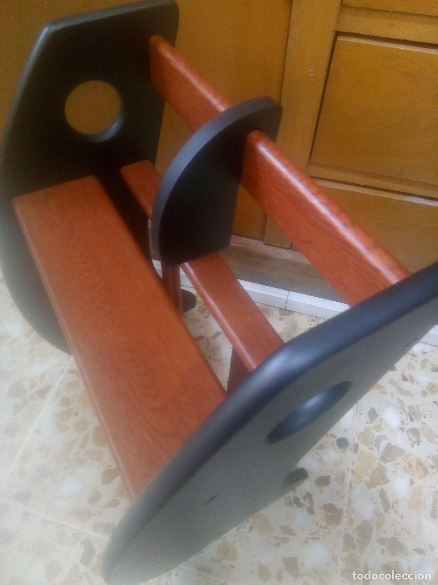 Vintage: ESTANTE CD MADERA MACIZA A ESTRENAR - Foto 4