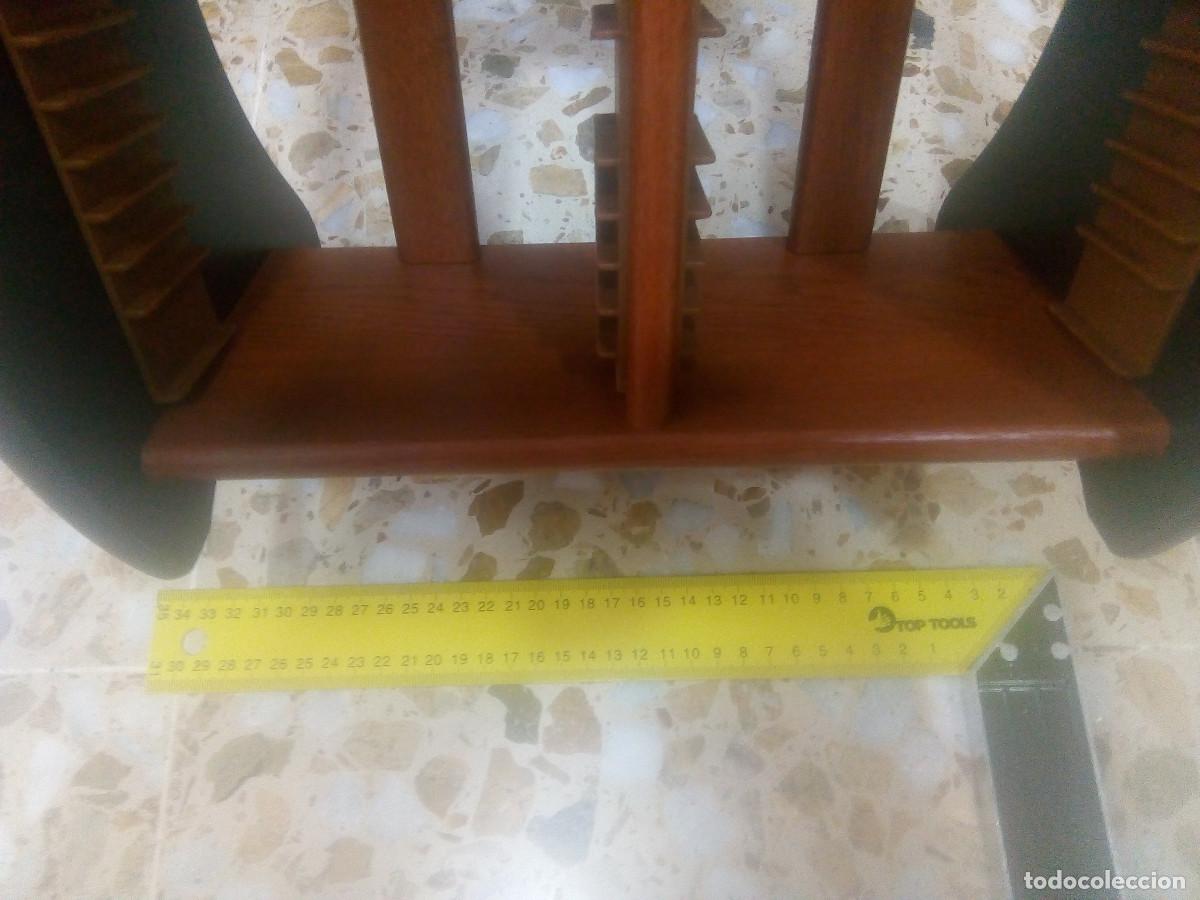 Vintage: ESTANTE CD MADERA MACIZA A ESTRENAR - Foto 6