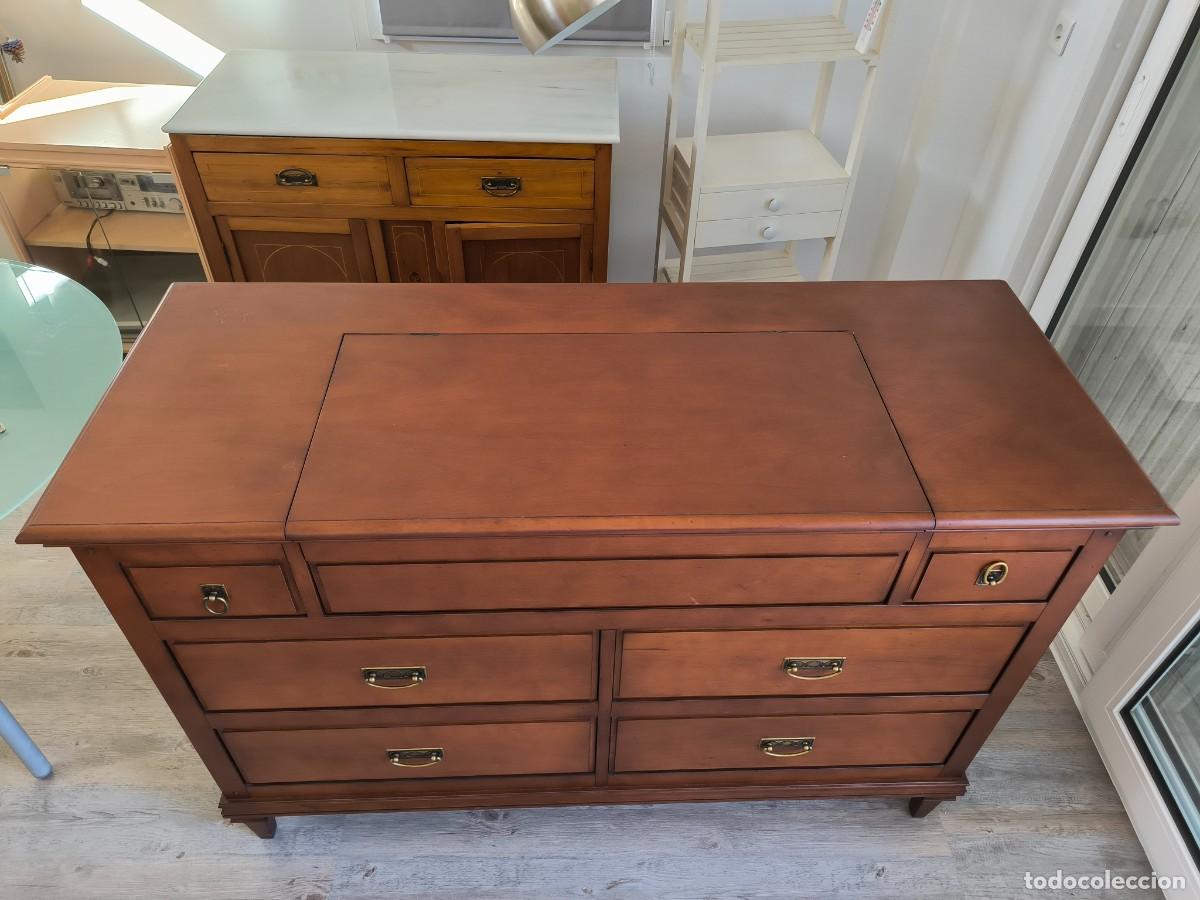Vintage: Mueble tocador con espejo y cajones - Foto 8