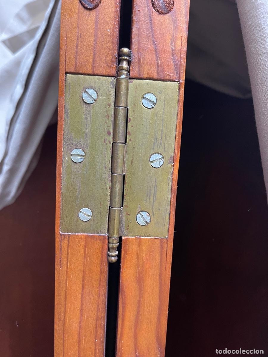 Vintage: Biombo de madera de 6 hojas - Foto 7