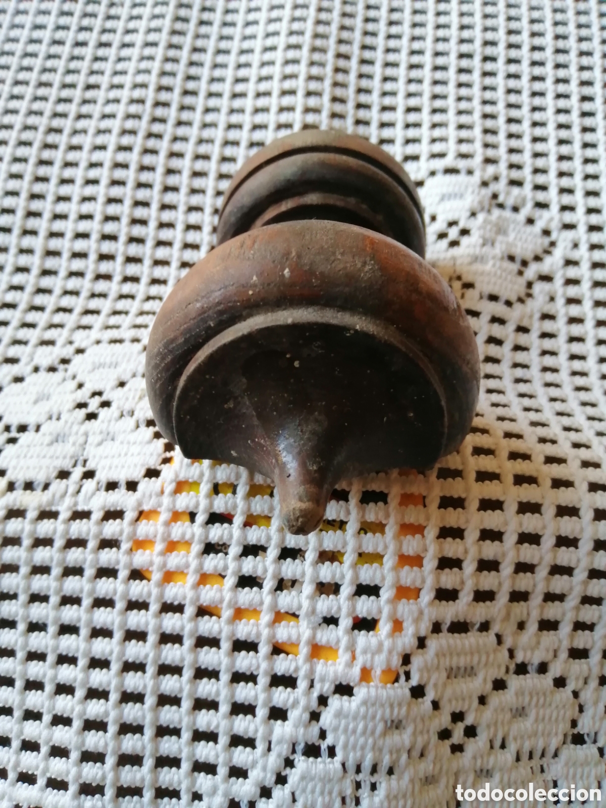 Vintage: PEQUE&Ntilde;O REMATE DE MUEBLE. CASTA&Ntilde;O - Foto 4