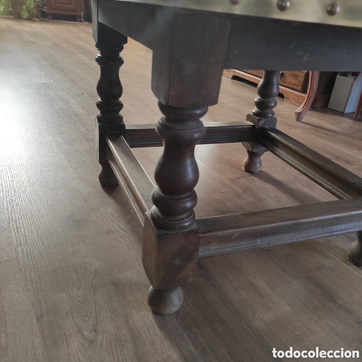 Vintage: Mesa con sobre de lat&oacute;n - Foto 3