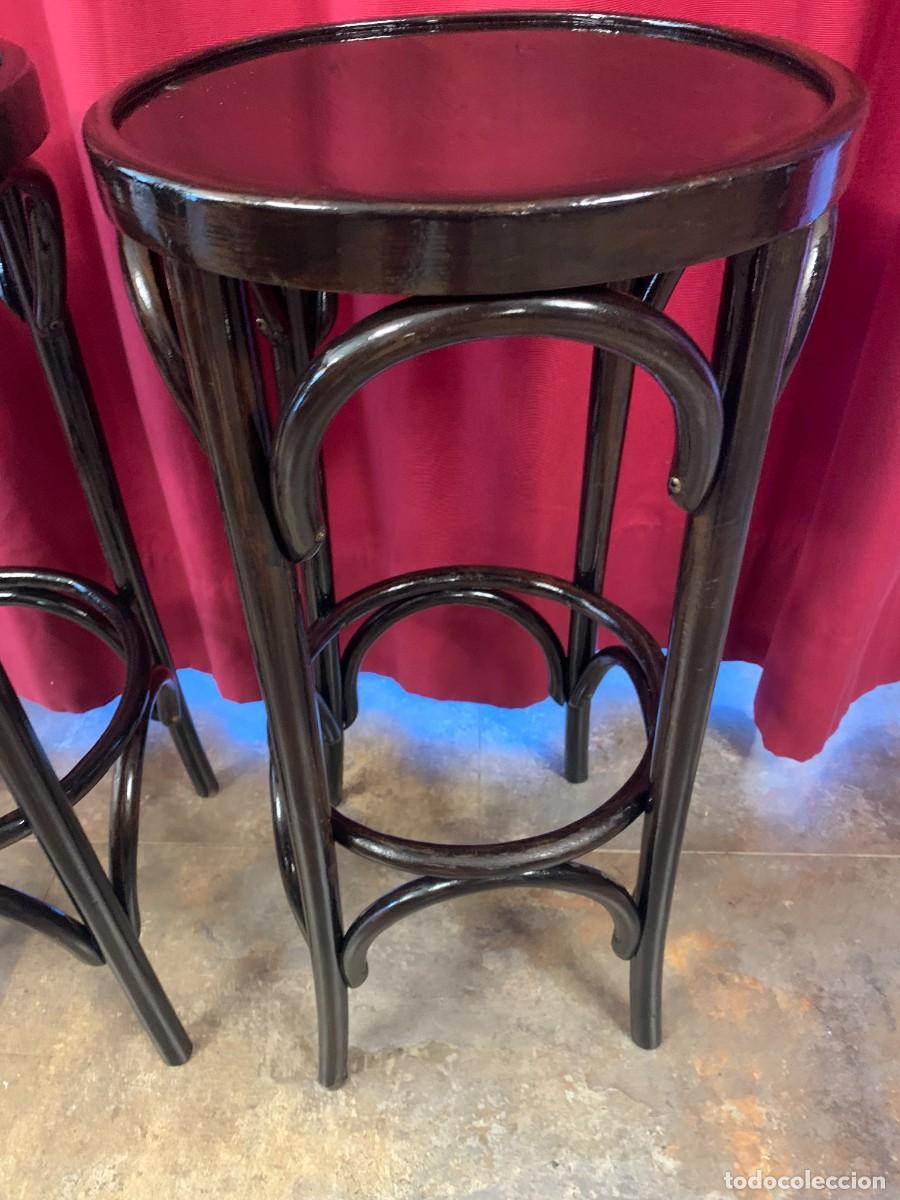 Vintage: SILLAS; TABURETE ESTILO THONET EN MADERA MACIZA - Foto 4