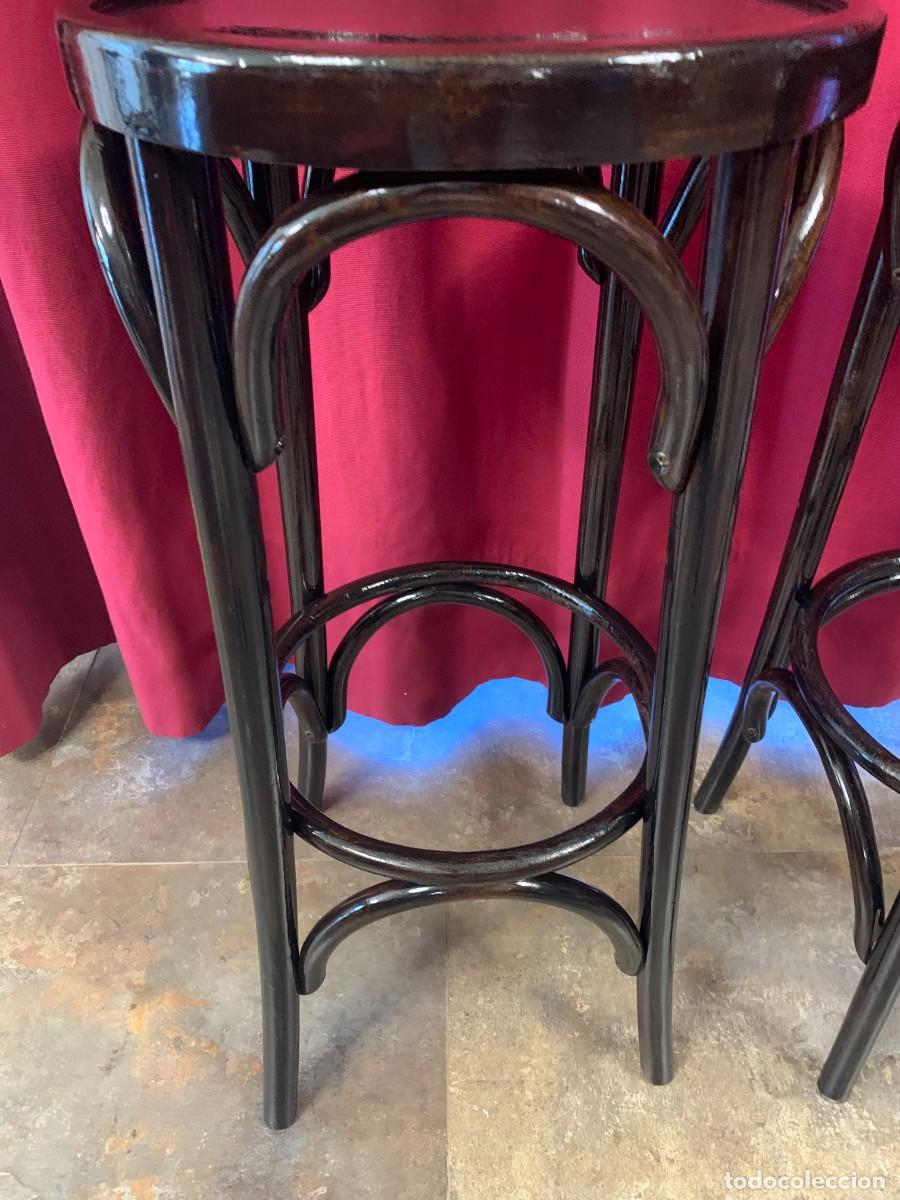 Vintage: SILLAS; TABURETE ESTILO THONET EN MADERA MACIZA - Foto 5