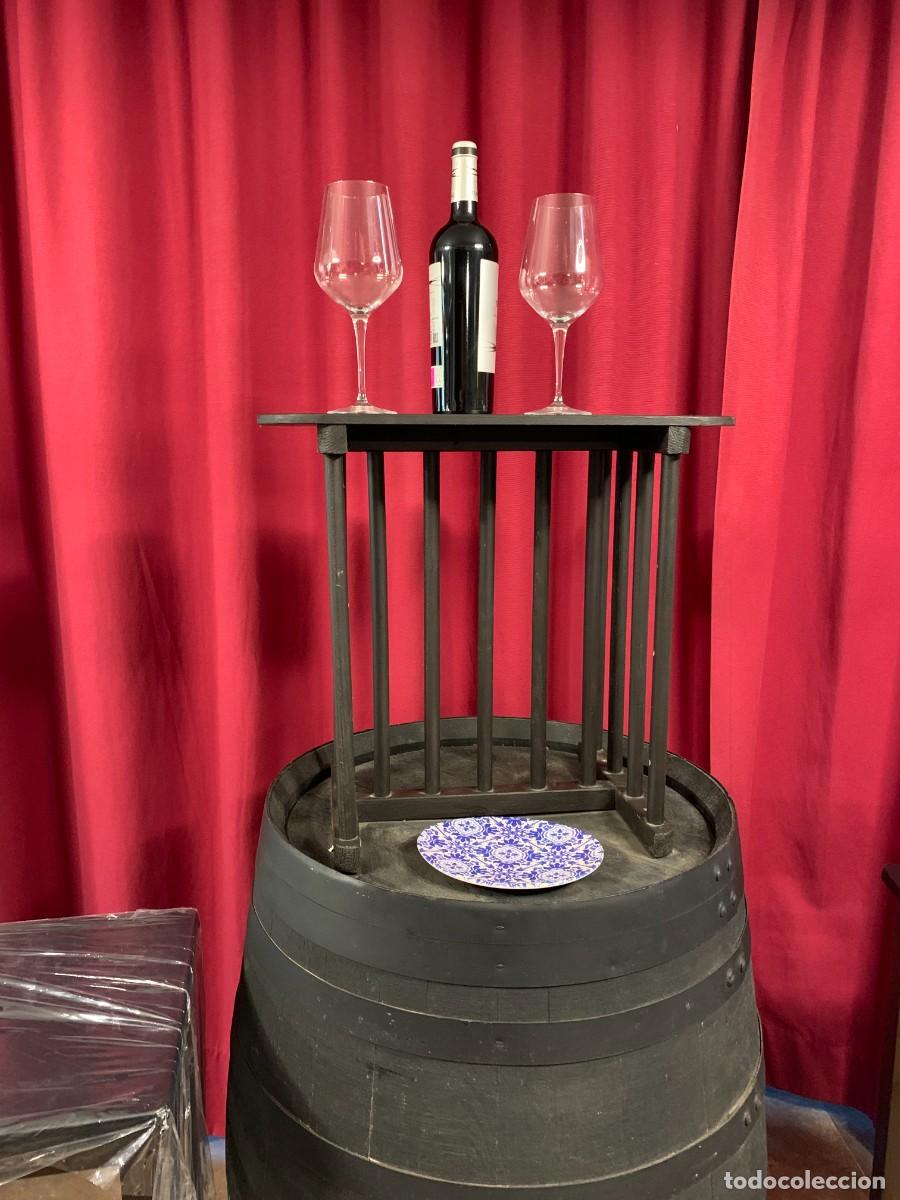 Vintage: MESA; BARRIL CON SOPORTE PARA TAPAS Y PINCHOS. - Foto 5