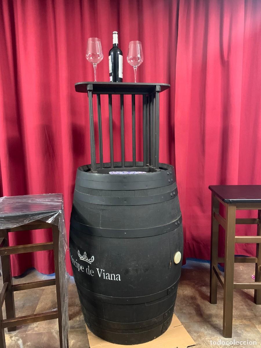 Vintage: MESA; BARRIL CON SOPORTE PARA TAPAS Y PINCHOS. - Foto 6
