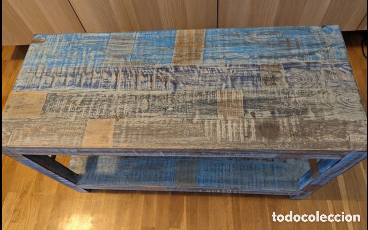 Vintage: Mesa azul tv . BECAR&Aacute; - Foto 4