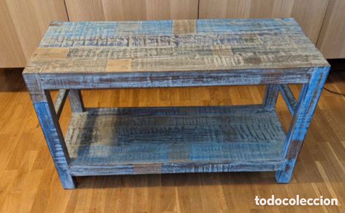 Vintage: Mesa azul tv . BECAR&Aacute; - Foto 1