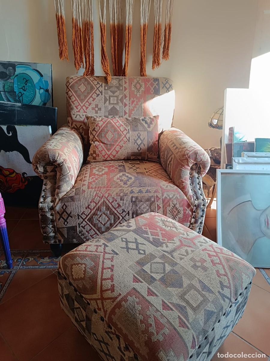 Vintage: Butaca estilo George Smith x2 - Foto 1