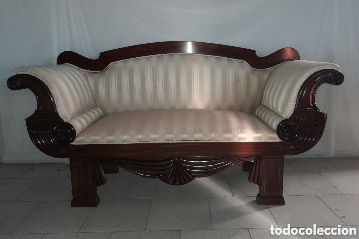 Vintage: Sofa estilo Isabelino - Foto 3