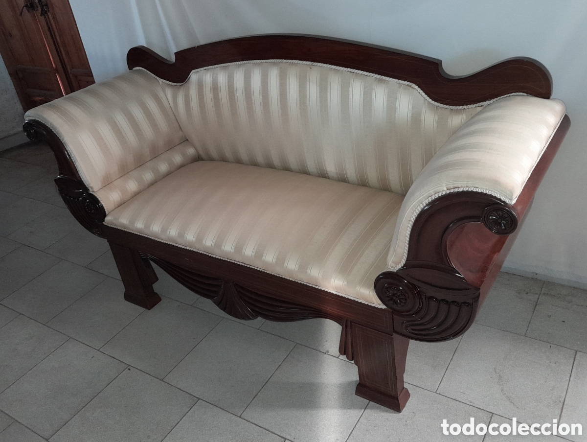 Vintage: Sofa estilo Isabelino - Foto 4