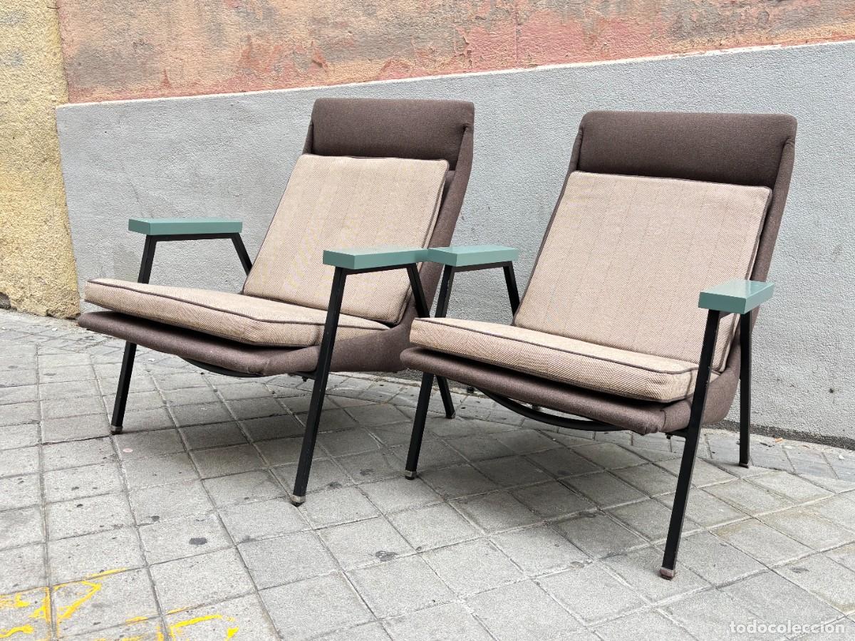 Vintage: PAREJA DE SILLONES 1960 - Foto 3