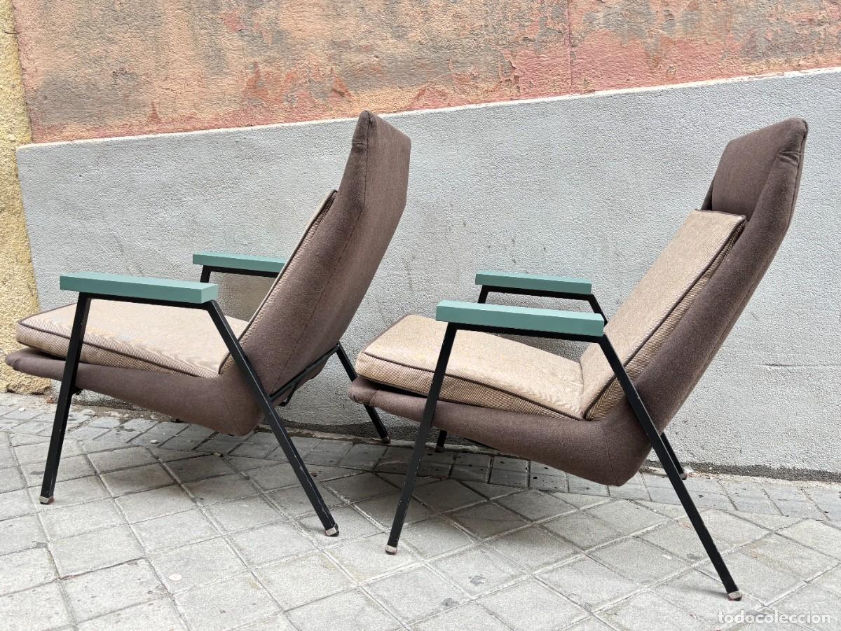 Vintage: PAREJA DE SILLONES 1960 - Foto 5