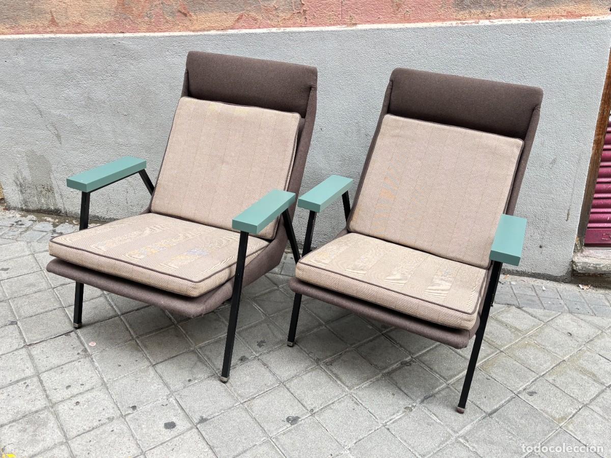Vintage: PAREJA DE SILLONES 1960 - Foto 1