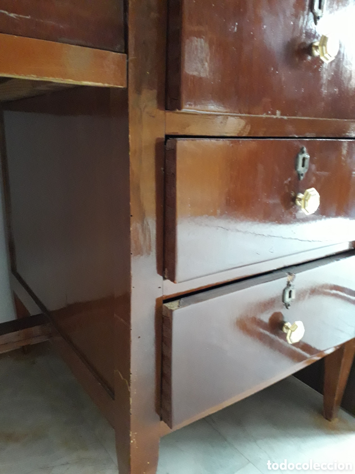 Vintage: MESA PROFESOR DE ESCUELA - Foto 3