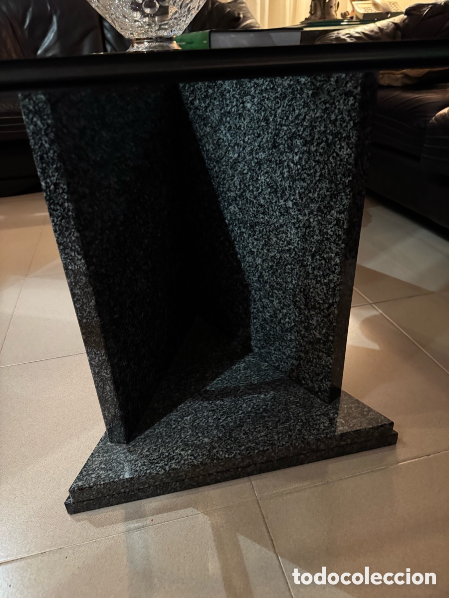 Vintage: Mesa de sal&oacute;n con base de granito - Foto 3