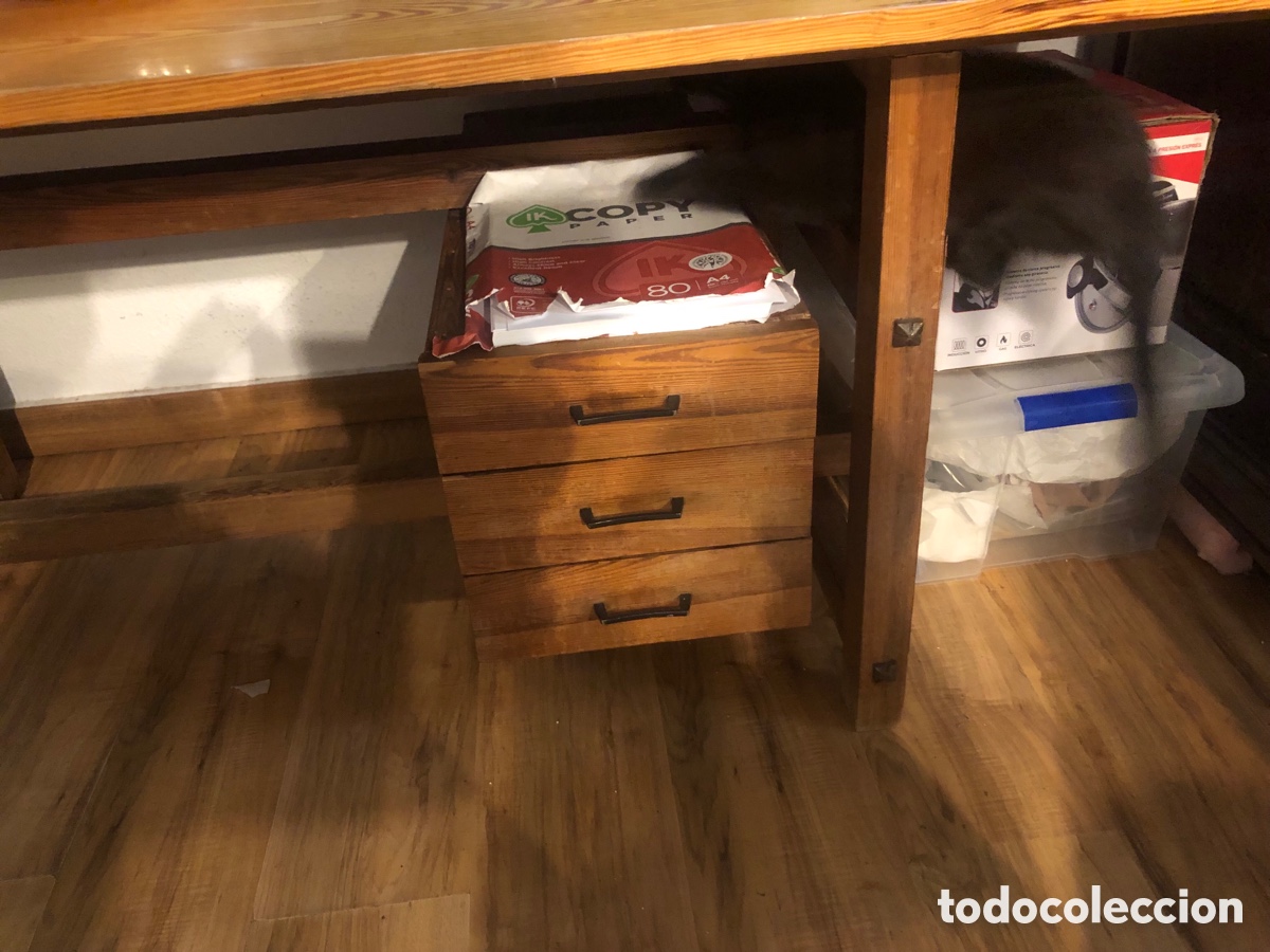 Vintage: Mesa de despacho dise&ntilde;o industrial - Foto 2